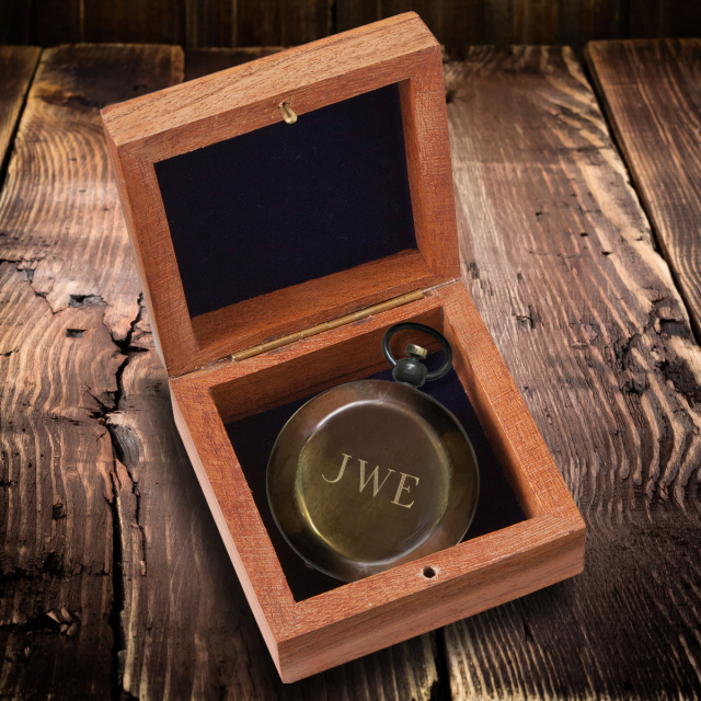 Antiqued Keepsake Compass